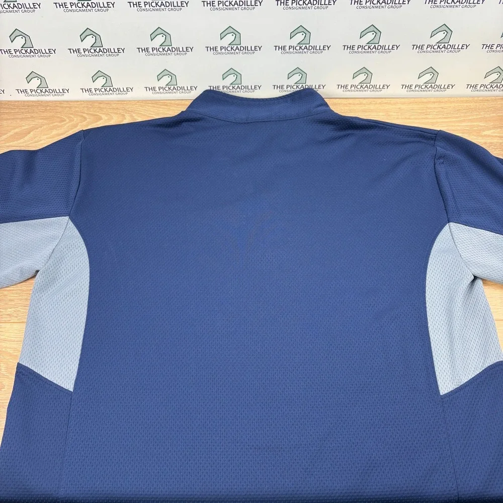 Proedge Notre Dame Fighting Irish Quarter Zip Pullover Navy Blue Mens Large L